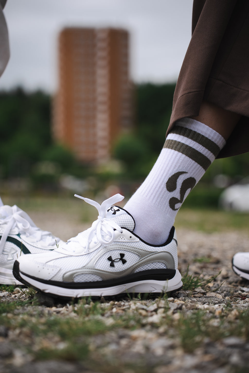 Socken Khaki